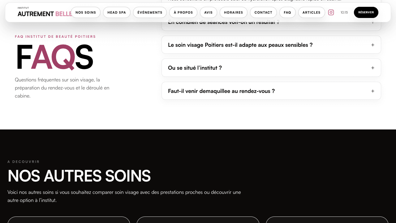 Préparation d’un soin en institut à Buxerolles près de Poitiers Préparation d’un soin en institut à Buxerolles près de Poitiers
